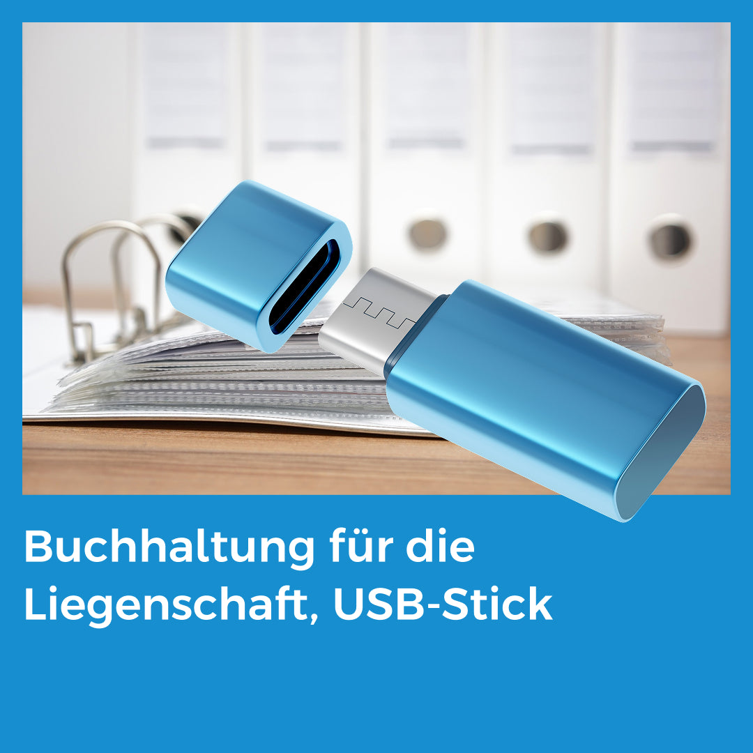 Buchhaltung für die Liegenschaft, USB-Stick