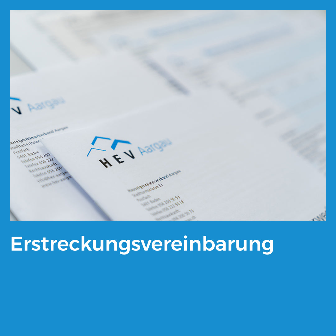 Erstreckungsvereinbarung