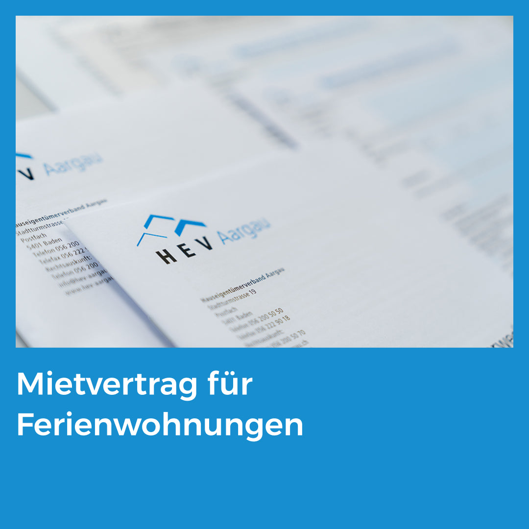 Mietvertrag für Ferienwohnungen (2011)