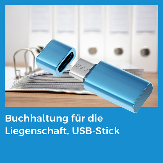 Buchhaltung für die Liegenschaft, USB-Stick