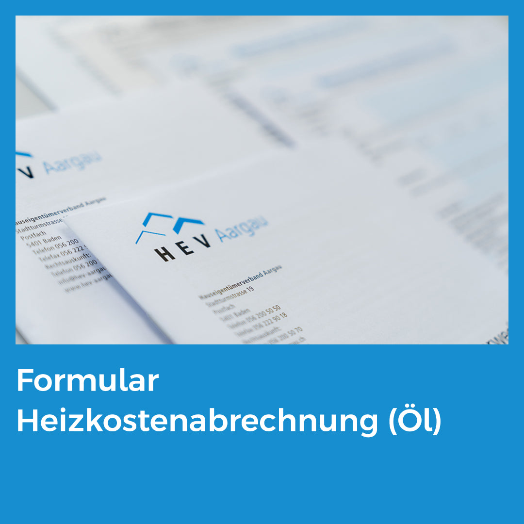 Formular Heizkostenabrechnung (Öl)