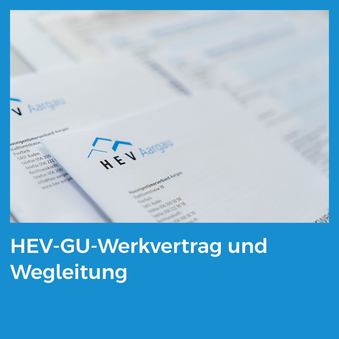 HEV-GU-Werkvertrag und Wegleitung