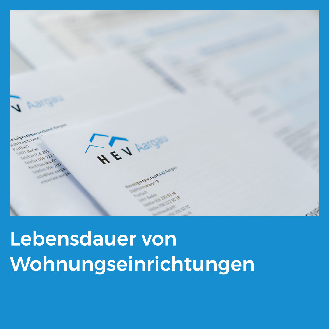 Lebensdauer von Wohnungseinrichtungen (2024)